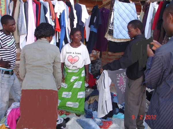Boutique Vendor attends customers